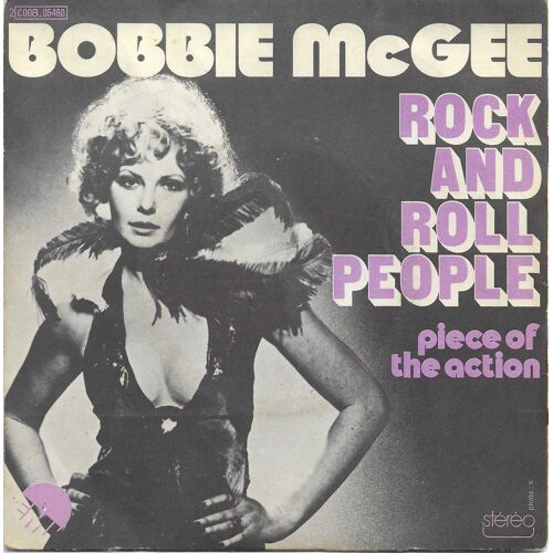 Bobbie Mcgee "Rock And Roll People" Vinyle 45 T 17 Cm - Single - Pathé Marconi - Emi - 1973
