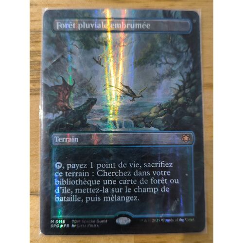 Forêt Pluviale Embrumée Misty Rainforest Dragon Scale Foil
