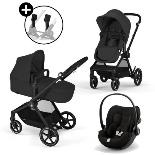 Trio Naissance Cybex Eos 2-En-1 + Cloud G I-Size Noir (3-En-1)