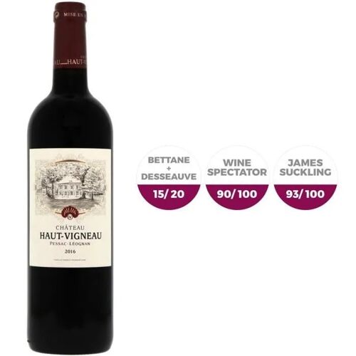 Vin Rouge Château Haut-Vigneau 2017 Pessac-Léognan 75 Cl Cabernet Sauvignon & Merlot 15,5% Vol