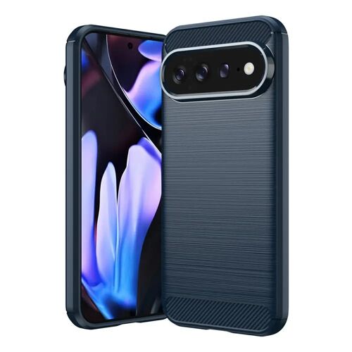 Coque pour Google Pixel 11 Pro XL - housse etui silicone gel carbone + film ecran - BLEU FONCE
