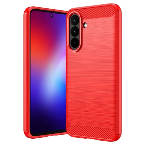 Coque pour Samsung Galaxy A27 5G - housse etui silicone gel carbone + film ecran - ROUGE