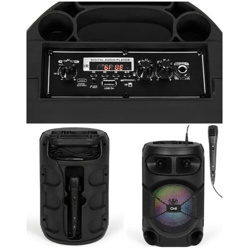 ENCEINTE SONO PORTABLE PARTY BLUETOOTH USB MSD + MICRO FILAIRE + TELECOMMANDE MEGABASS TWS