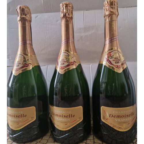 3 Btls De Champagne Vranken Demoiselle Tete De Cuvee