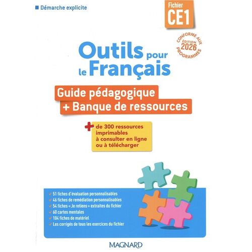 Outils Pour Le Français Ce1 - Guide Pédagogique + Banque De Ressources
