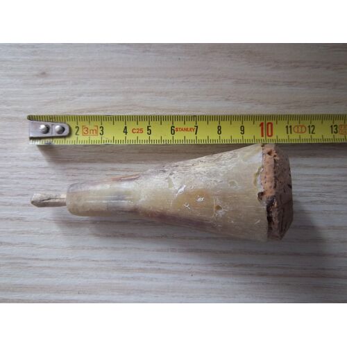 Ancienne Petite Corne À Poudre, Bouchon En Bois - Collection : Chasse, Militaria Fab.Artisanale