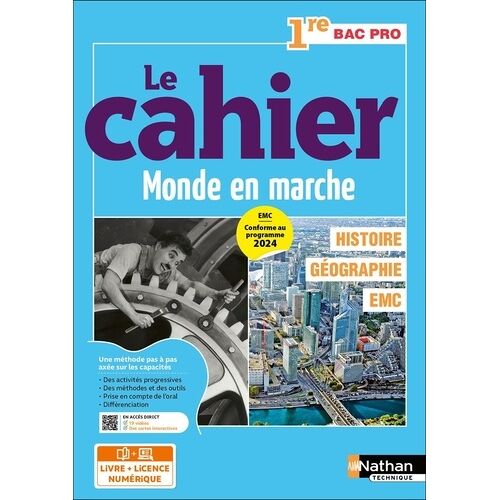 Histoire Géographie Emc 1re Bac Pro Le Cahier Monde En Marche