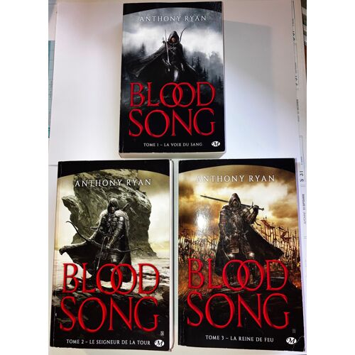 Blood Song De Anthony Ryan - Trilogie Complète : T1, T2 Et T3