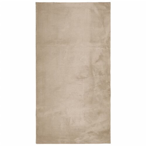 Vidaxl Tapis Huarte À Poils Courts Doux Et Lavable Sable 60x110 Cm