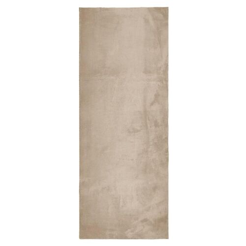 Vidaxl Tapis Huarte À Poils Courts Doux Et Lavable Sable 80x200 Cm