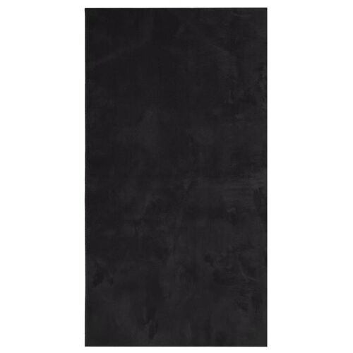 Vidaxl Tapis Huarte À Poils Courts Doux Et Lavable Noir 80x150 Cm