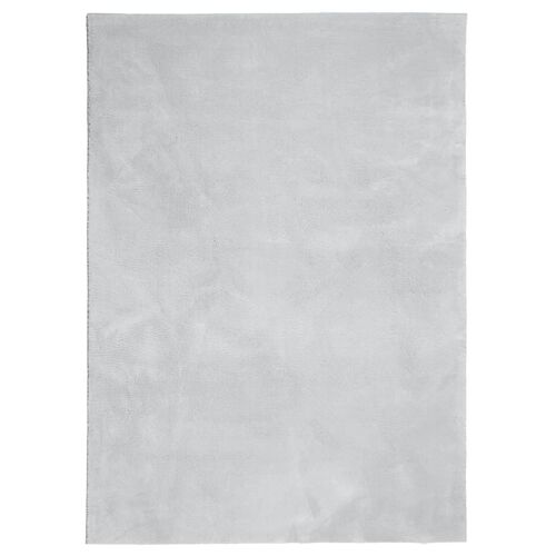 Vidaxl Tapis Huarte À Poils Courts Doux Et Lavable Gris 160x230 Cm