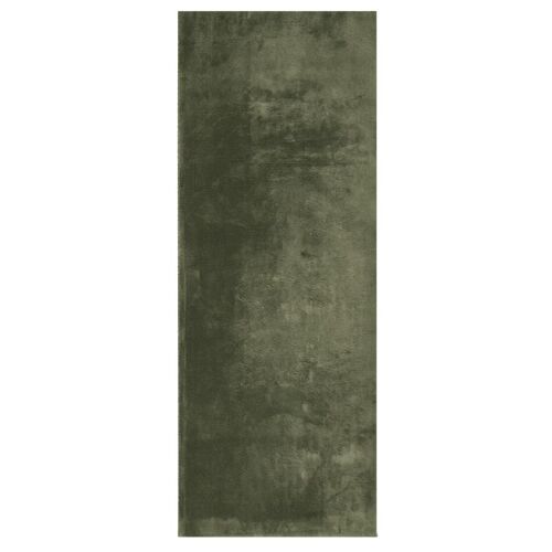 Vidaxl Tapis Huarte À Poils Courts Doux Et Lavable Vert Forêt 80x200cm