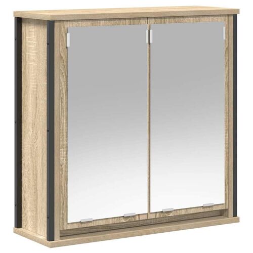 VidaXL 861898 miroir de salle de bain et armoire de rangement pour évier