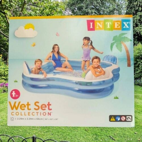 Piscine Gonflable Intex XXL 4 Places Neuve 229x229 Jardin Été