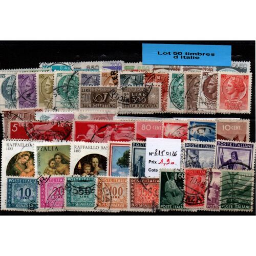 Lot 50 Timbres D'Italie (2150126)
