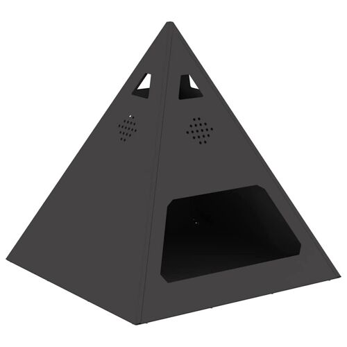 Vidaxl 858952 Cheminée Noir