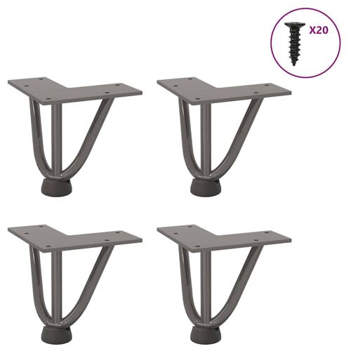 VidaXL 4012431 pied de meubles Acier inoxydable Acier