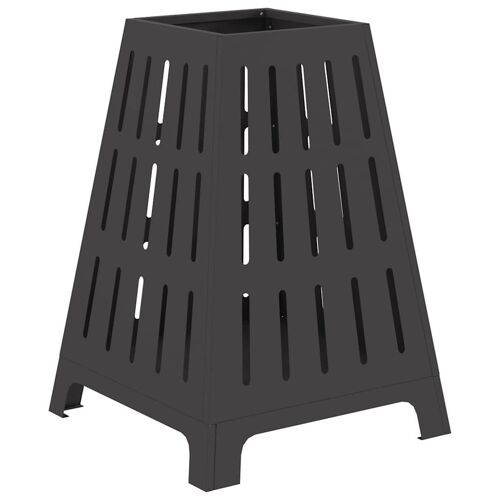 VidaXL 858958 cheminée Noir
