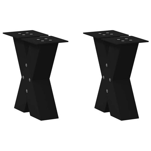 VidaXL 4012928 pied de meubles Noir Acier