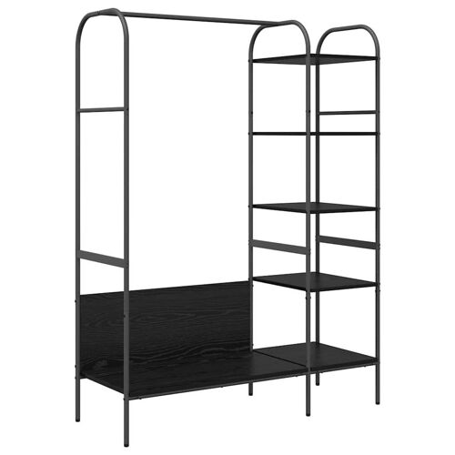 VidaXL 868445 Organisateur de stockage suspendu Bois Noir