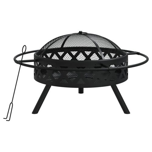VidaXL 360058 cheminée Noir