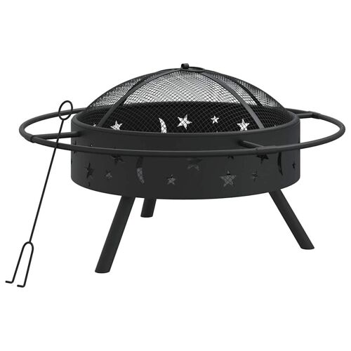 VidaXL 360064 cheminée Noir