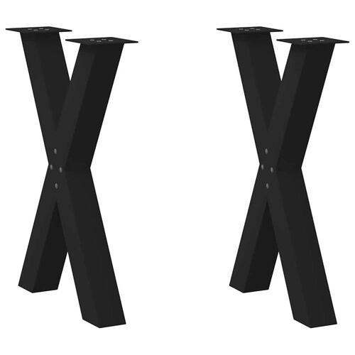 VidaXL 4012972 pied de meubles Noir Acier