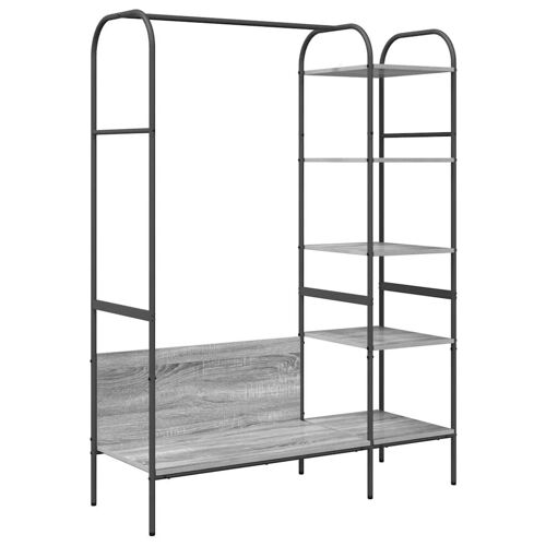 VidaXL 868448 Organisateur de stockage suspendu Bois Gris
