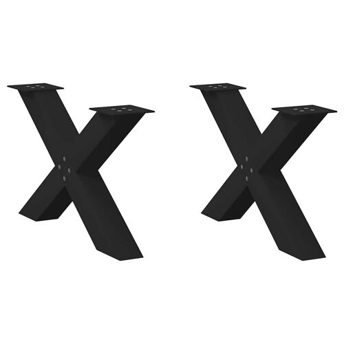 VidaXL 4012964 pied de meubles Noir Acier