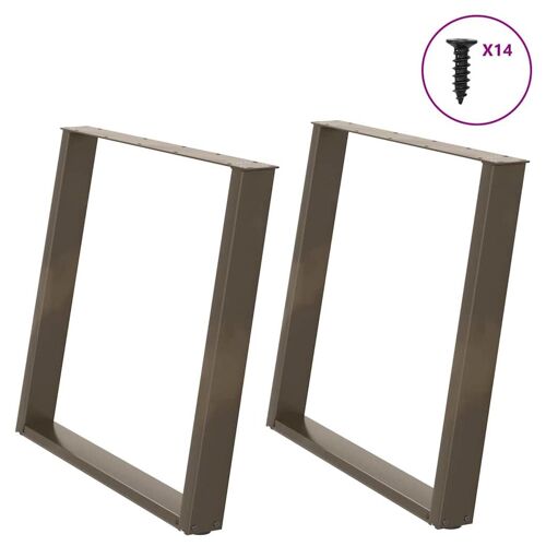 Vidaxl 4012807 Pied De Meubles Acier Inoxydable Acier