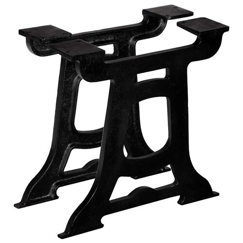 Pied De Table Basse 2 Pcs Cadre En Y Fonte