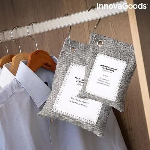 ENSEMBLE DE SACS PURIFICATEURS D¿AIR AVEC CHARBON ACTIF BACOAL INNOVAGOODS (PACK DE 2)