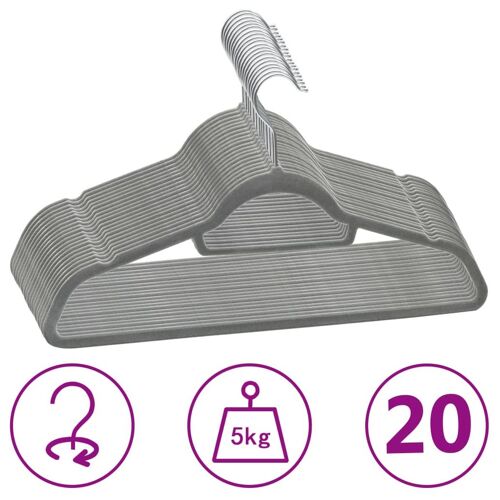 VidaXL 289917 cintre Gris