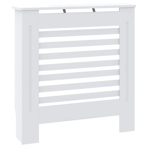 Vidaxl Cache-Radiateur Mdf Blanc 78 Cm