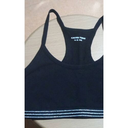 Soutien Gorge Monoprix Teens, 15/16 Ans, 3 Bandes Élastique Sous Les Seins, 95% Coton, 5% Elasthanne.