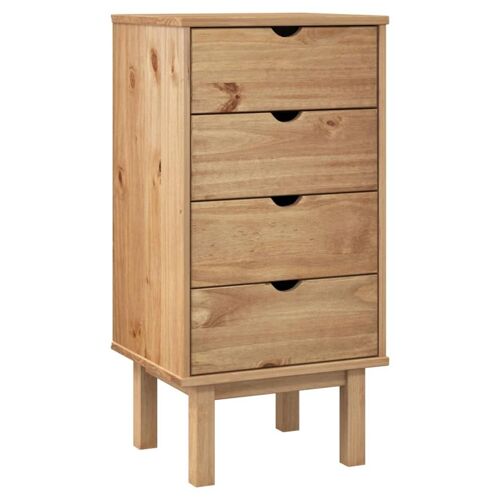 vidaXL Commode OTTA 46x39,5x90 cm Bois de pin massif