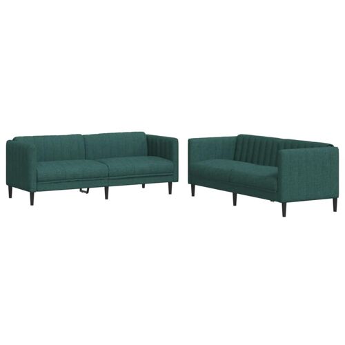 VidaXL 3209242 Ensemble de meubles de salle à manger Vert foncé Contre-plaqué, Bois