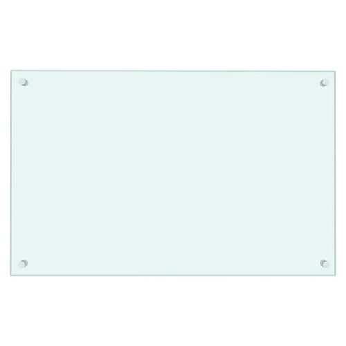 Vidaxl 249455 Planche À Découper Pour Cuisine Verre Trempé Blanc