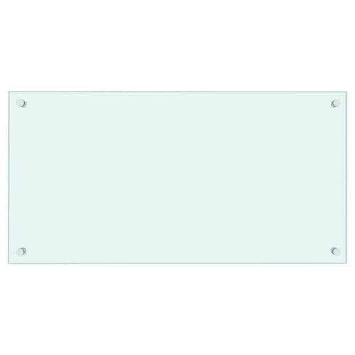 Vidaxl 249454 Planche À Découper Pour Cuisine Verre Trempé Blanc