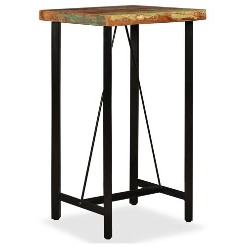 Table De Bar Bois De Récupération Massif 60 X 60 X 107 Cm