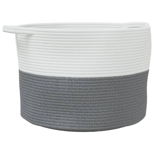 VidaXL 358469 panier à linge Gris et Blanc