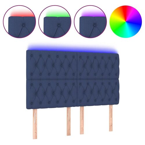 VidaXL 3122772 tête de lit et pied de lit Bleu