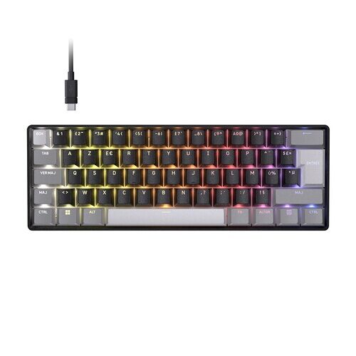 Clavier Corsair CORSAIR CLIPPER PRO MINI 60 Hall Effect clavier Gaming Noir