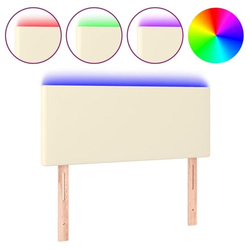 VidaXL 3121406 tête de lit et pied de lit Crème