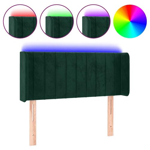 VidaXL 3123513 tête de lit et pied de lit Vert foncé