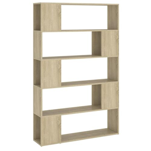 vidaXL Meuble TV Chêne sonoma 100x24x32 cm Aggloméré