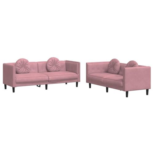VidaXL 3209260 Ensemble de meubles de salle à manger Rose Contre-plaqué, Bois