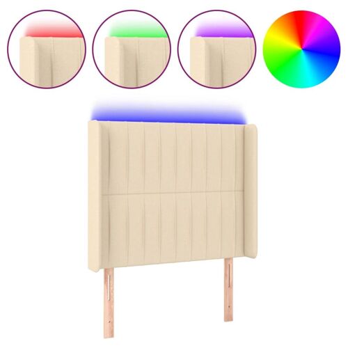VidaXL 3124281 tête de lit et pied de lit Crème