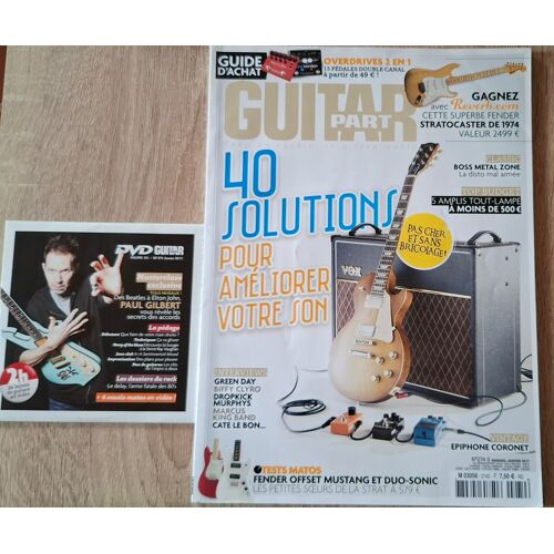Guitar Part N° 274 Janvier 2017 + Dvd